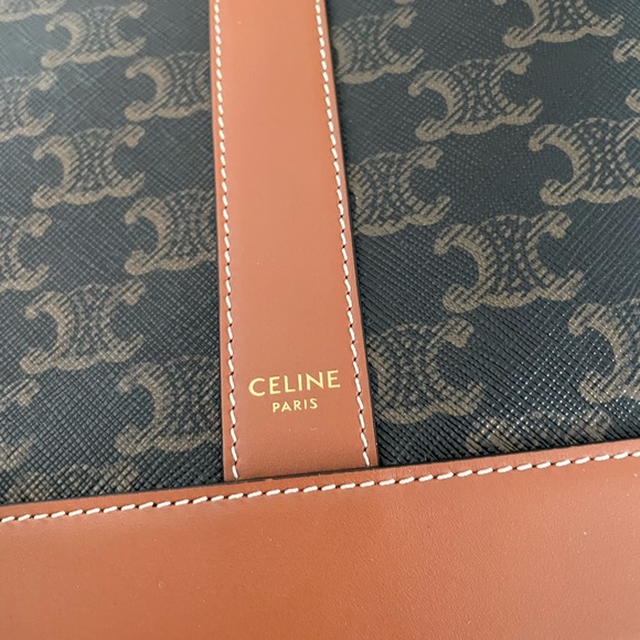 Authentic Celine triomphe canvas bucket bag - Picture 6 of 16